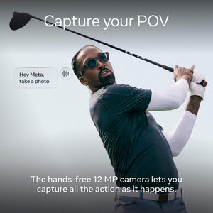 Oakley Meta - HSTN glasses - with Meta AI, Audio, Photo, Video Compatibility - Prizm Deep Water Polarized Lenses - Brown Smoke