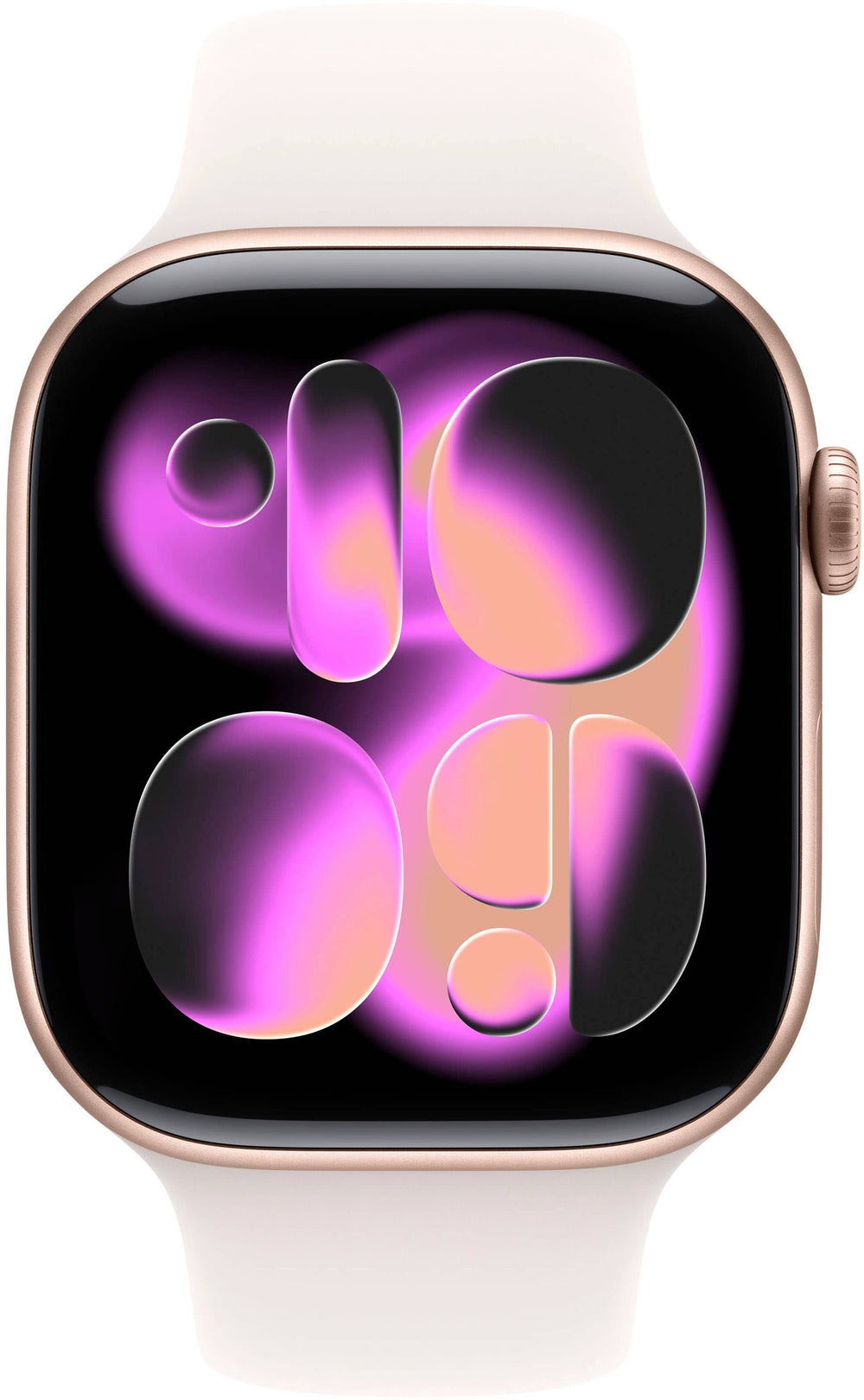 Apple Watch Series 11 (GPS) 46mm Rose Gold Aluminum Case with Light Blush Sport Band - M/L - Rose Gold - (2025)