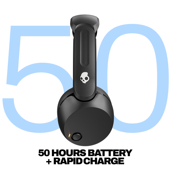 Skullcandy - Icon 180 On-Ear Wireless Bluetooth Headphones - Black