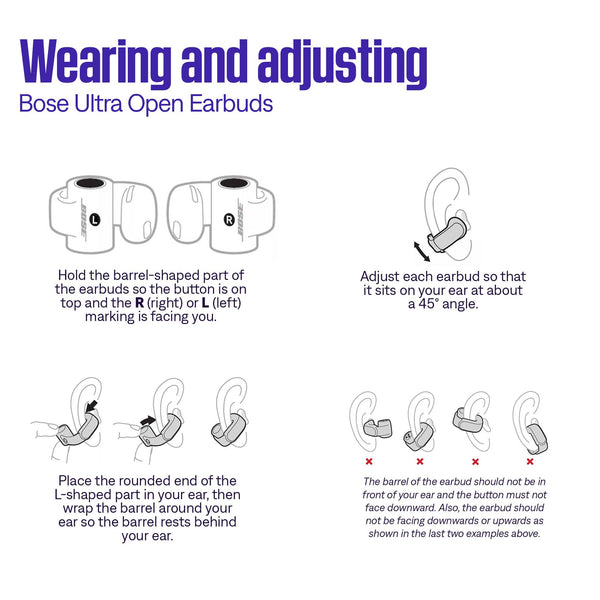 Bose - Ultra Open-Ear True Wireless Open Earbuds - Black
