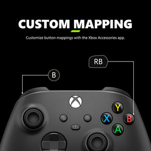 Microsoft - Xbox Wireless Controller + USB-C Cable for Xbox Series X, Xbox Series S, Xbox One, PCs, and Cloud-Enabled Devices - Carbon Black + USB-C