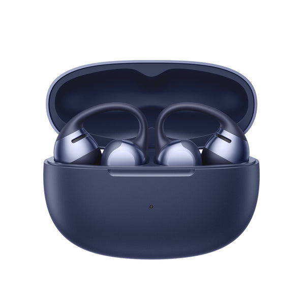 Shokz - OpenDots 2 Open-Ear Clip-On True Wireless Bluetooth Earbuds - Navy Blue