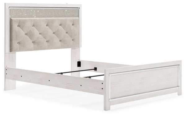 Altyra - Upholstered Panel Bed #queen