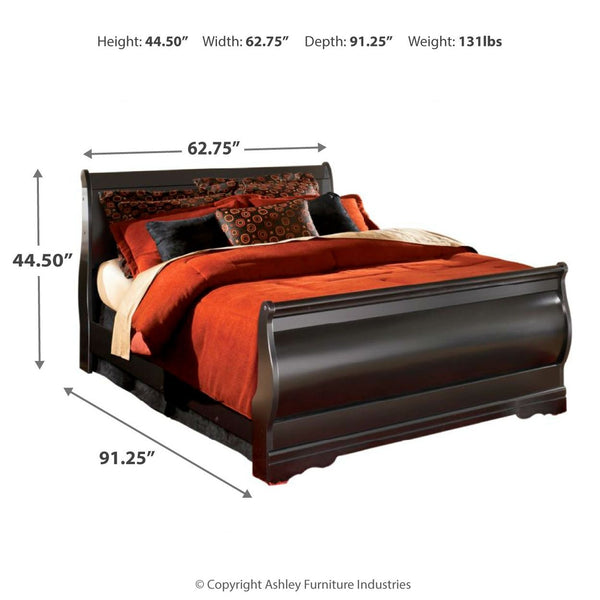 Huey Vineyard - Sleigh Bed #queen