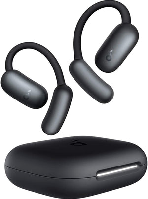 Soundcore - by Anker AeroFit 2 Open-Ear Headphones with Adjustable Ear Hooks - Black