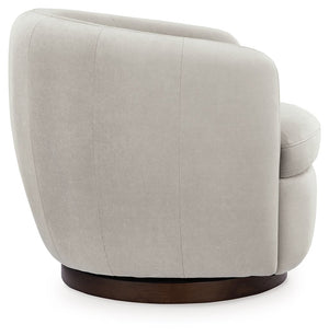 Annbury - Sillón giratorio decorativo - Beige claro