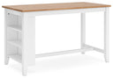 Gesthaven - Rectangular Dining Room Counter Table #white