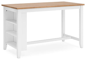 Gesthaven - Rectangular Dining Room Counter Table #white