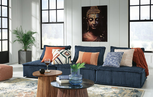 Bales - 3 Piece Sectional #blue