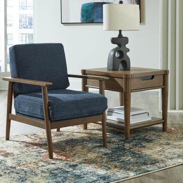Bixler - Showood Accent Chair #blue