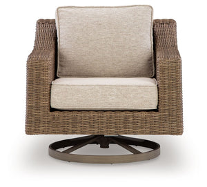 Laguna Heights - Sillón Giratorio con Cojín - Beige