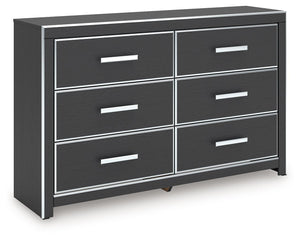 Zuraleus - Six Drawer Dresser #black #dressers
