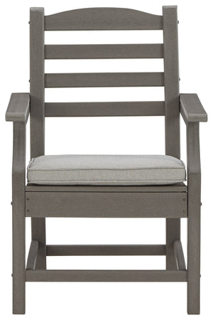 Visola - Sillón con cojín (juego de 2) - Gris
