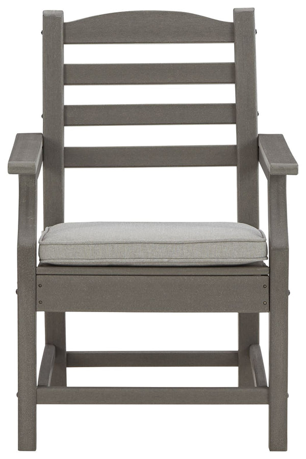 Visola - Sillón con cojín (juego de 2) - Gris