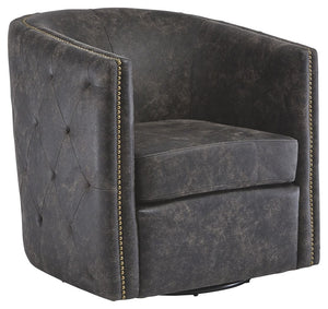 Brentlow - Swivel Accent Chair #black