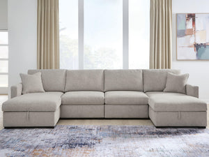 ModMax Luxe - Sectional #4pc.doublestoragechaisesectional