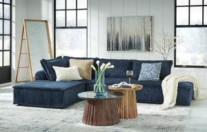Bales - 4 Piece Sectional #blue