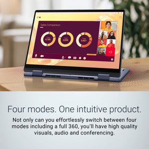Dell - Plus 14" 2K 2-in-1 Touchscreen Laptop - AMD Ryzen AI 300 Series AI 7 350 2025 - 16GB Memory - 1TB Storage - Copilot+ PC - Midnight Blue