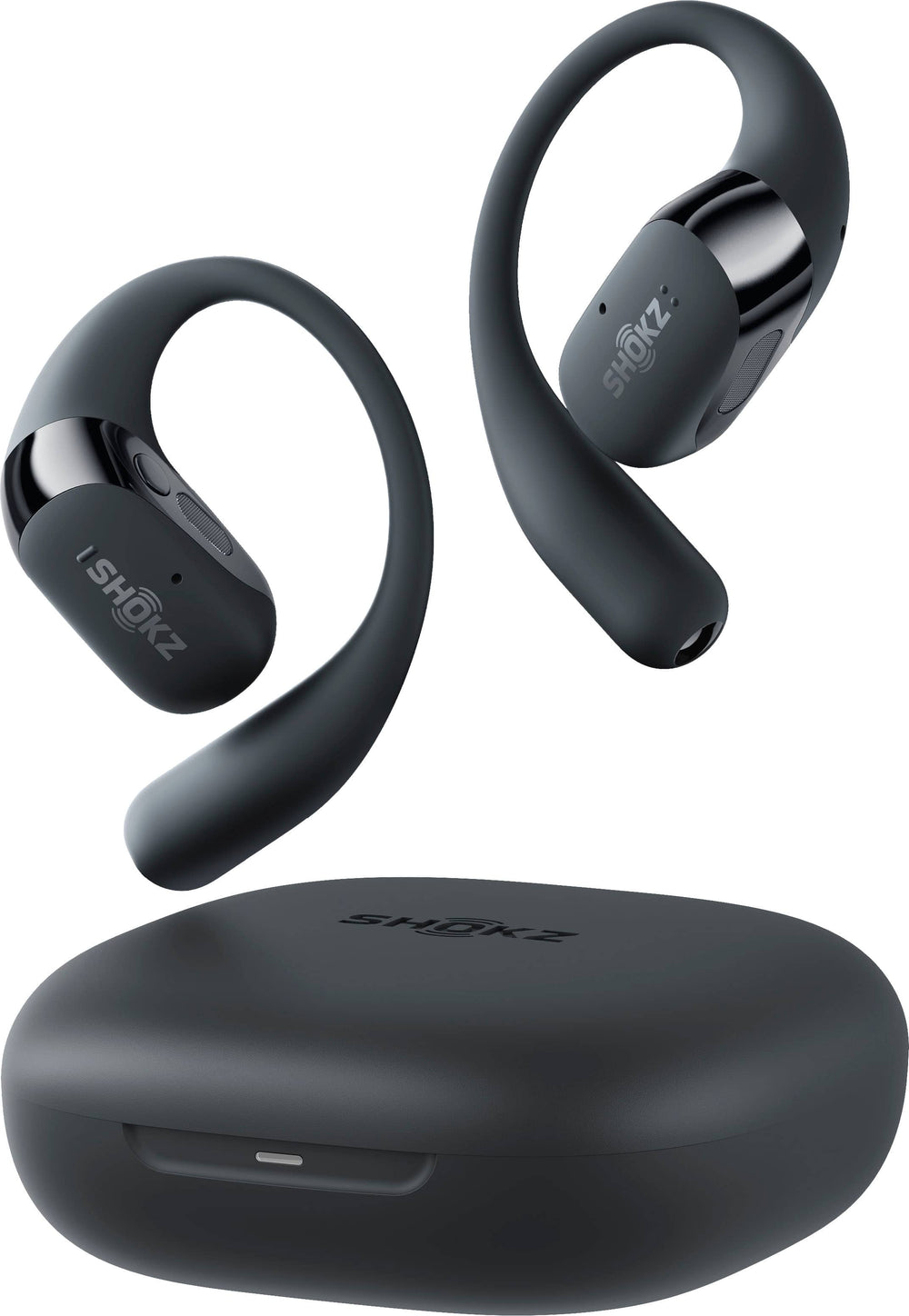 Shokz - OpenFit 2 Open-Ear True Wireless Earbuds - Black