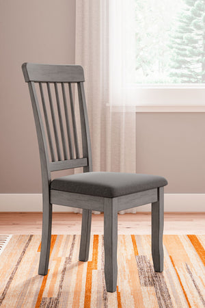 Shullden - Silla de comedor (Juego de 2) - Gris