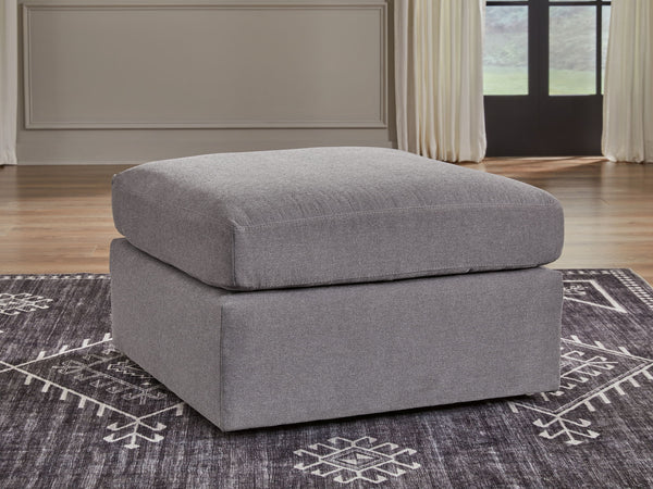 Modmax - Oversized Accent Ottoman #gray