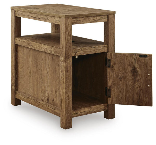 Fendenmore - Chair Side End Table #lightbrown