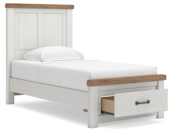 Savonport - Panel Storage Bed #twin #storagefootboard