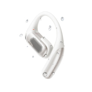 Shokz - OpenFit Pro Open-Ear True Wireless Bluetooth Active Noise Reduction Earbuds - White