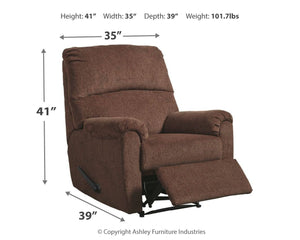 Nerviano - Recliner #darkbrown