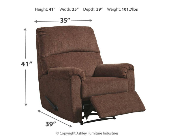 Nerviano - Recliner #darkbrown