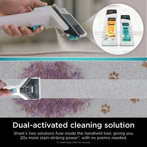 Shark - StainStriker Portable Carpet & Upholstery Cleaner - Spot, Stain, & Odor Eliminator - White