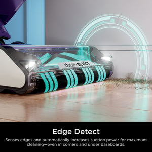 Shark - PowerDetect Upright Vacuum with DuoClean Detect Technology, Self-Cleaning Brushroll, and XL Dustcup - Eggplant