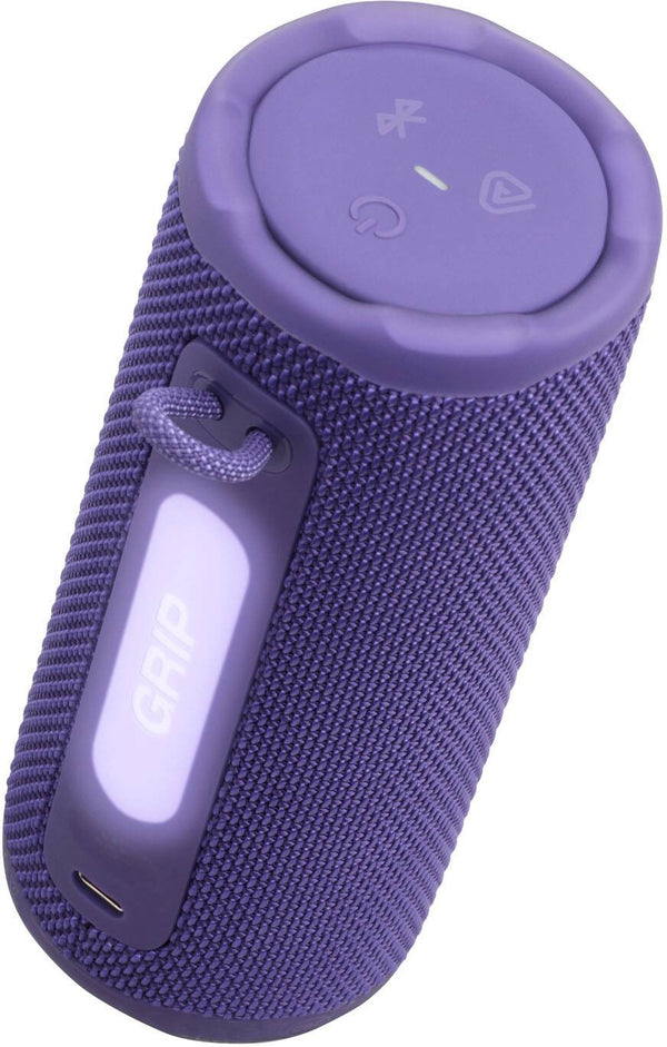 JBL - Grip Portable Wireless Speaker with Built-In Light - 2025 - Purple