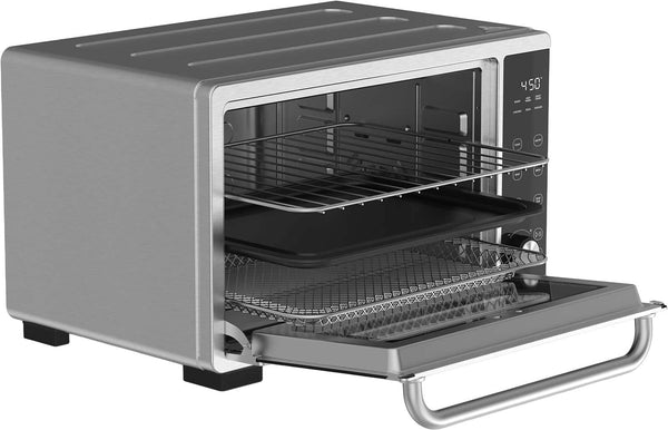 bella PRO - 6-Slice Air Fryer Toaster Oven (0.88 Cu. Ft.) - Stainless Steel