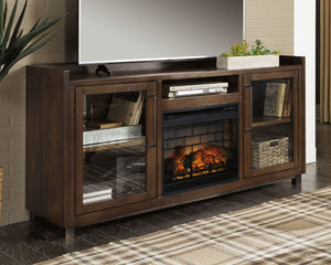 Starmore - TV Stand #2pc.70"tvstandwithfauxfirebrickfireplaceinsert
