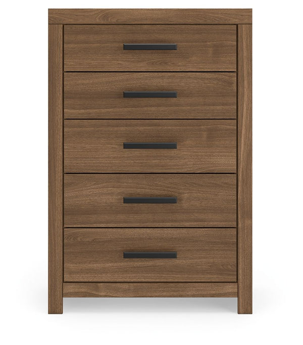 Broachmyn - Five Drawer Chest #lightbrown