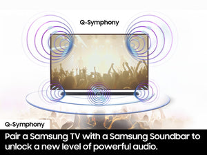 Samsung - HW-S800D 3.1.2 Channel Q-Series Ultra Slim Soundbar with Wireless Subwoofer, Dolby Atmos and Q-Symphony - Titan Black