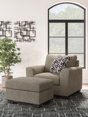 Triston-Peaks - Living Room Set #2pc.chairandahalf,ottoman