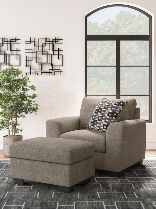 Triston-Peaks - Living Room Set #2pc.chairandahalf,ottoman