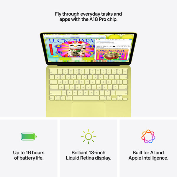 Apple - MacBook Neo 13-inch Laptop - A18 Pro chip with 6‑core CPU and 5‑core GPU - 8GB Memory - 256GB SSD - Silver
