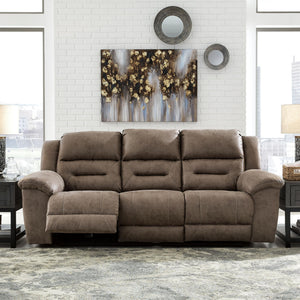 Stoneland - Reclining Sofa #lightbrown