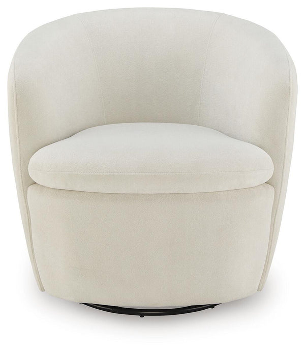 Leemont - Swivel Accent Chair #white