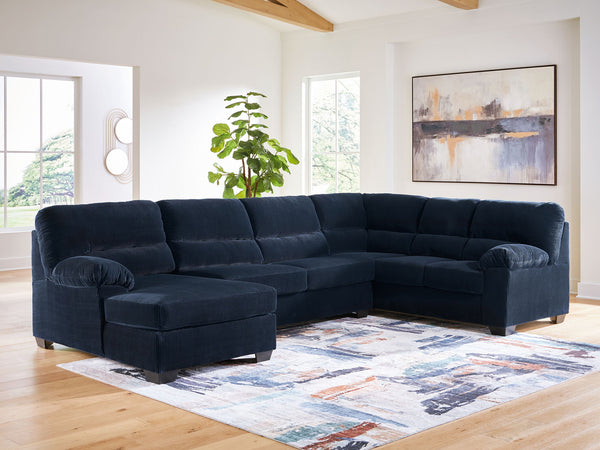 SimpleJoy - 3 Piece Sectional #blue #3pc.leftarmfacingcornerchaisesectional