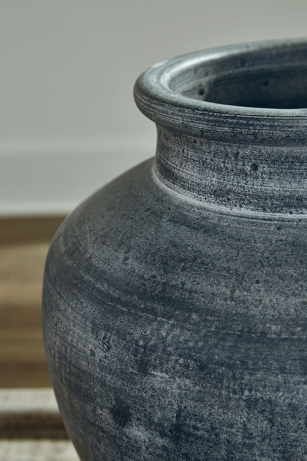 Meadie - 12" Vase #blue