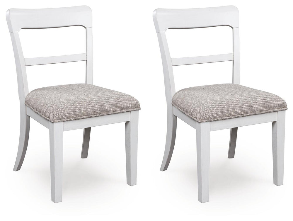 Greddinton - Upholstered Dining Side Chair (Set of 2) #black