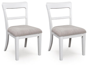 Greddinton - Upholstered Dining Side Chair (Set of 2) #white