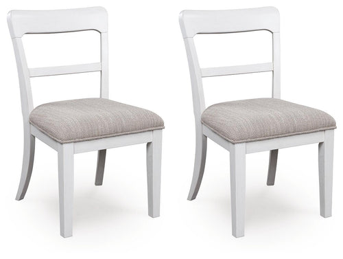 Greddinton - Upholstered Dining Side Chair (Set of 2) #white