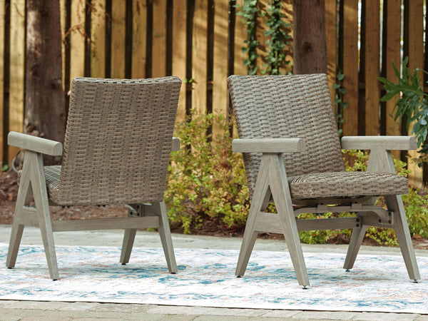 Cliff Trails - Silla mecedora (Juego de 2) - Beige