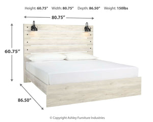 Cambeck - Panel Bed #king #none