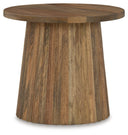 Ceilby - Accent Table #lightbrown #20''wx20''dx18''h